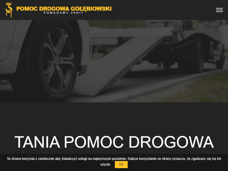 Możliwość skorzystania z usługi odholowania dla motocykli proponowana przez markę POMOC DROGOWA GOŁĘBIOWSKI 